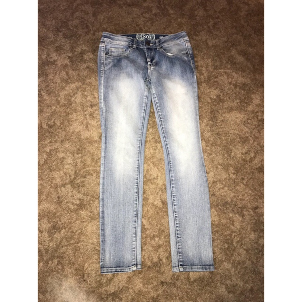 Light wash jeans